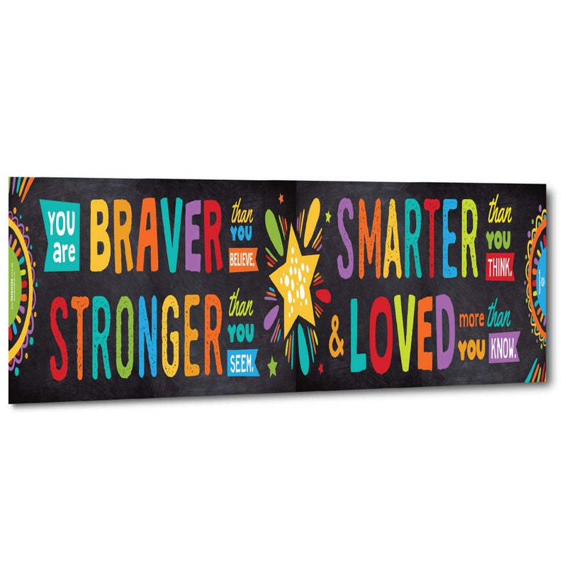 Sproutbrite Classroom Banner Decorations - Motivational & Inspirational Growth Mindset for Teachers and Students - Image 2